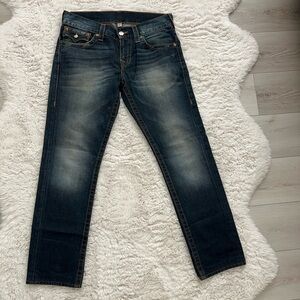 True Religion Men's Slim Jeans - Dark Blue